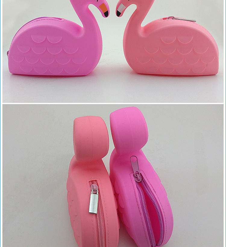 硅膠火烈鳥零錢包,火烈鳥收納包,火烈鳥拉鏈硬幣包 硅膠火烈鳥零錢包,火烈鳥收納包,火烈鳥拉鏈硬幣包